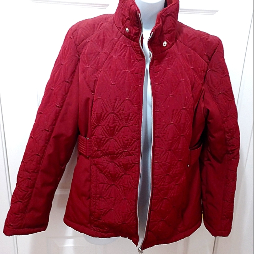 Zeroxposur womens jacket  size (L) dark red color pre-owned